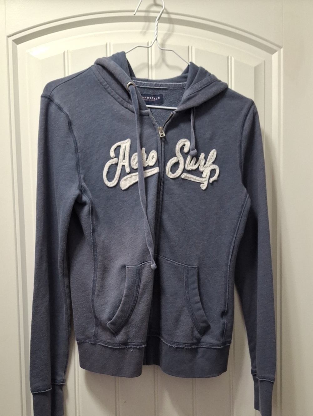 Aeropostale Women’s Blue Zip Hoodie Jacket - Aero Surf